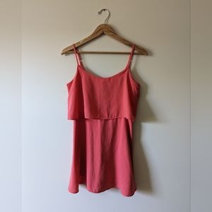 Abercrombie and Fitch coral spaghetti strap